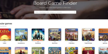 Game Game Finder: Un motore di ricerca per giochi da tavolo