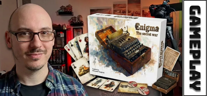 ENIGMA – THE SECRET WAR: Un vero GIOIELLO di Deduzione e Bluff (ANTEPRIMA Gamefound)